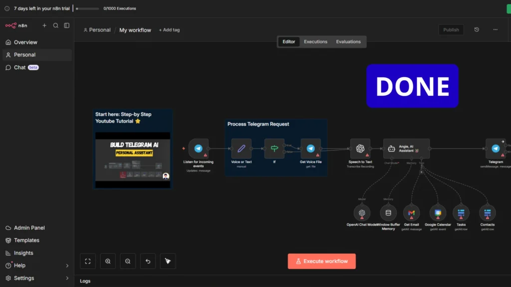 N8N screenshot step 03