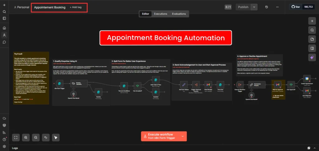 Appointement Booking N8N Automation